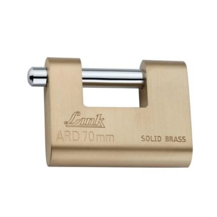 Link 70mm 3 Brass Keys Brass Lock Hardened Shackle