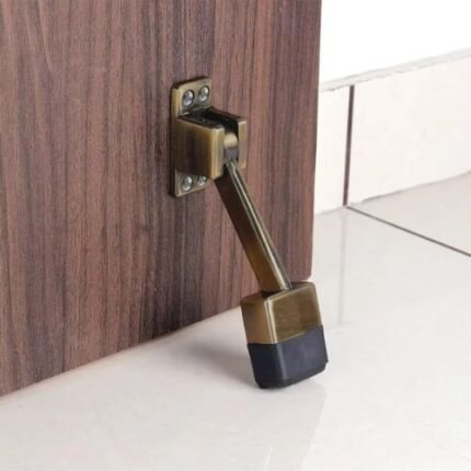 Link Hefty 5 Inch Door Stopper for Single and Double Doors Antique