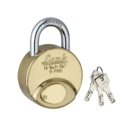 Link Hi-Tech R-Brass 67mm Round Padlock