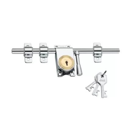 Link Kadi-Tala Lock 14 Inches Steel Body 3 Keys Brown