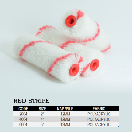 Red Stripe Mini Roller